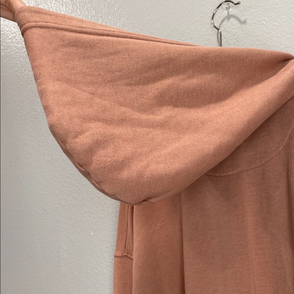 Oversized Cozy Soft Pink Aerie Pullover Hoodie - Picture 6 of 14